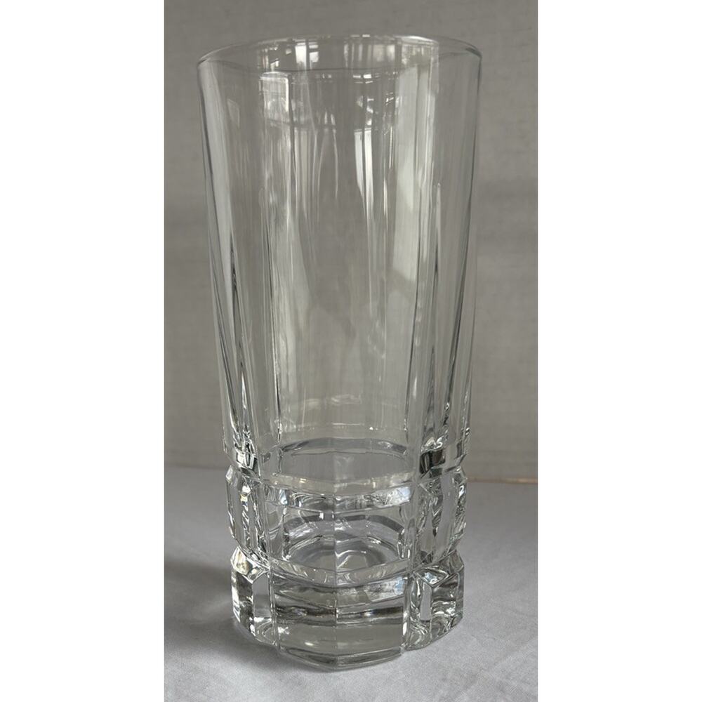 Libby Glass Company Geometric Square Base High Ball Glasses Set of 2